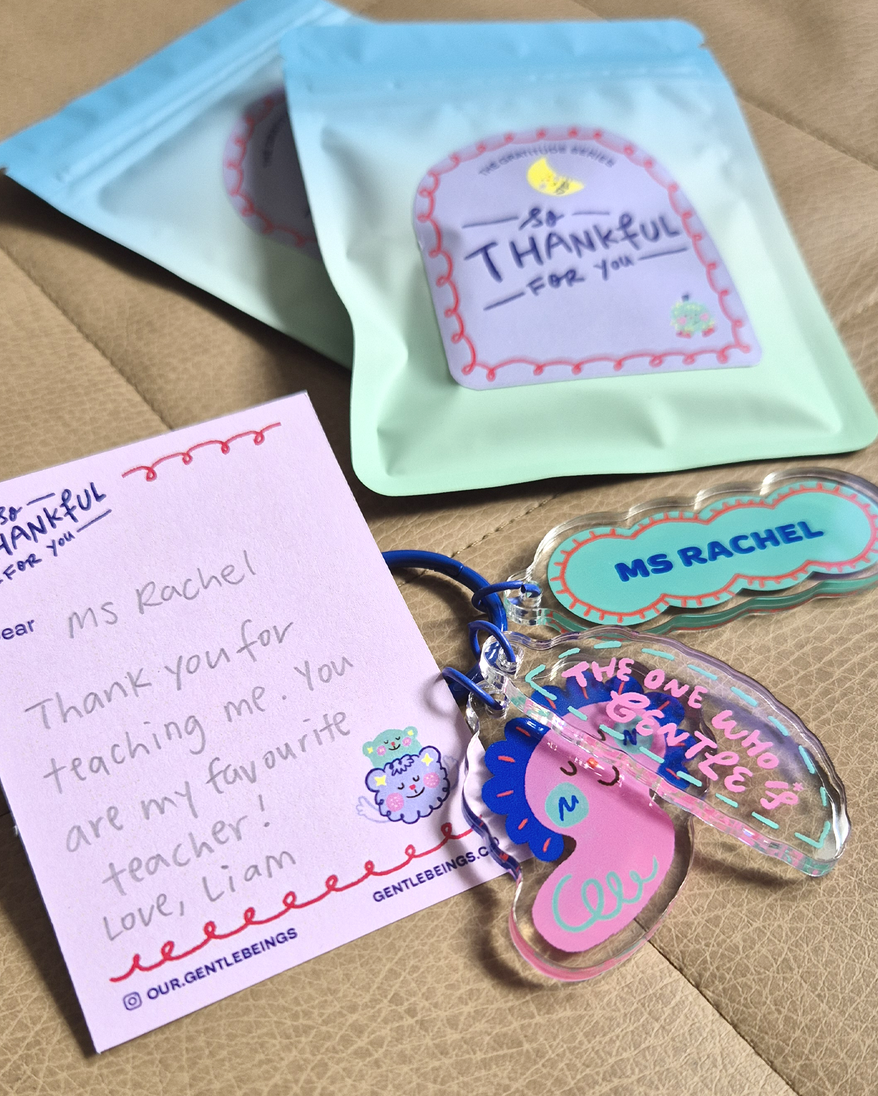 So thankful for you Keychain Blind Pack Full Set (6 designs)