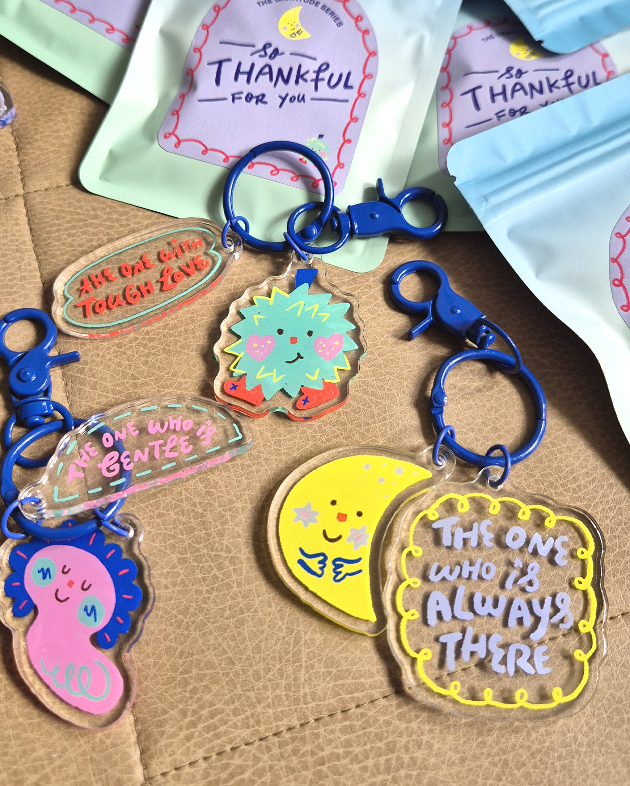 So thankful for you Keychain Blind Pack Full Set (6 designs)